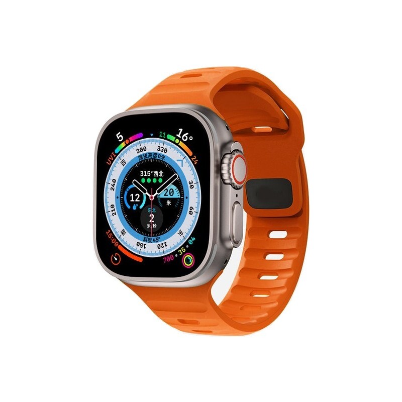 4wrist Silikonový řemínek pro Apple Watch - Orange 38/40/41 mm