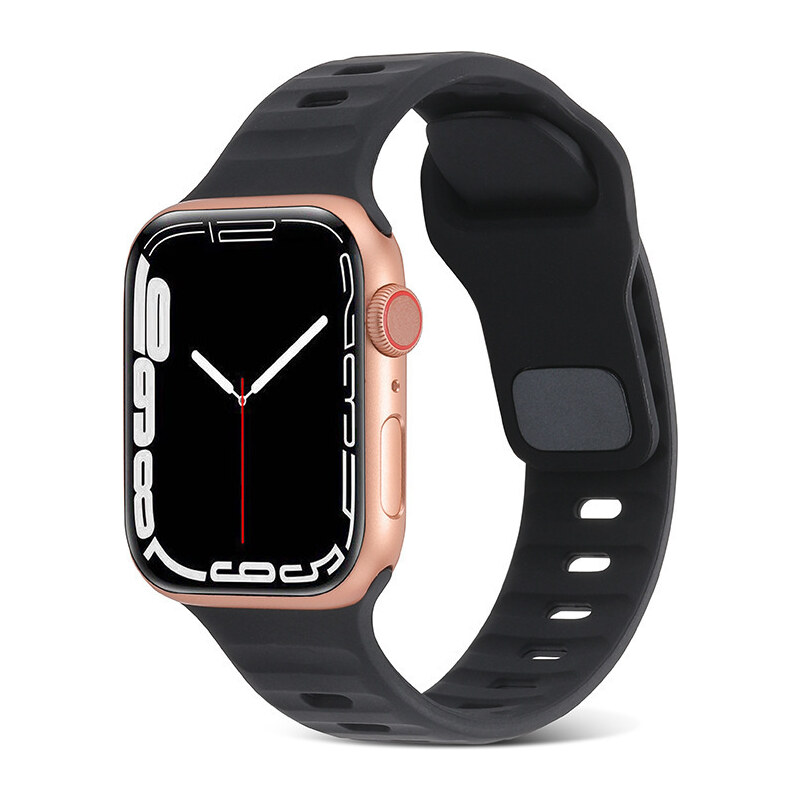 4wrist Silikonový řemínek pro Apple Watch 38/40/41 mm - Black