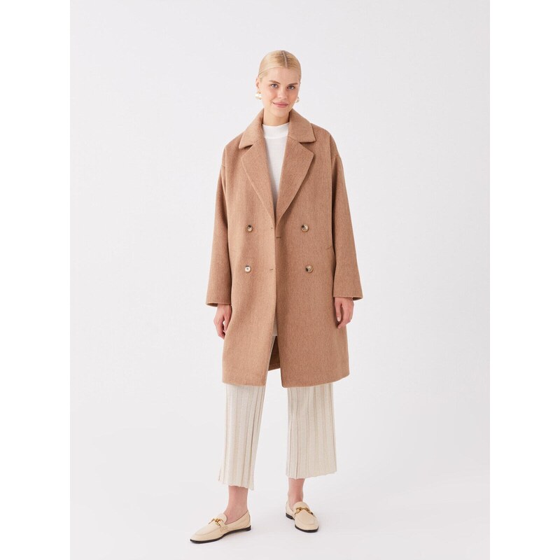 LC Waikiki Jacket Collar Straight Dlouhý rukáv Oversized Stamped