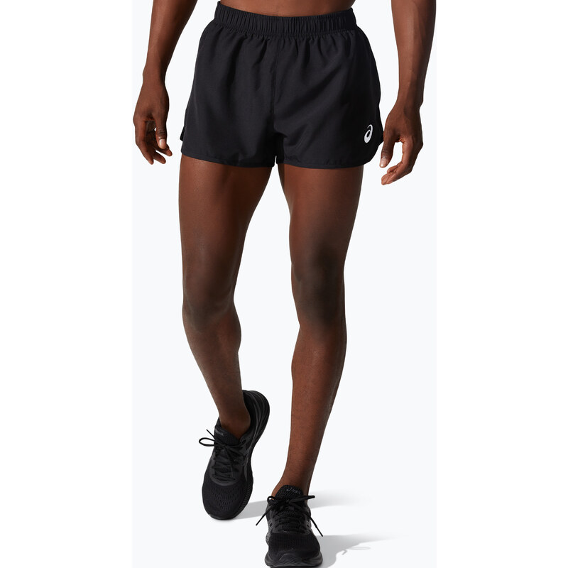 Pánské černé běžecké šortky ASICS Core Split Short performance