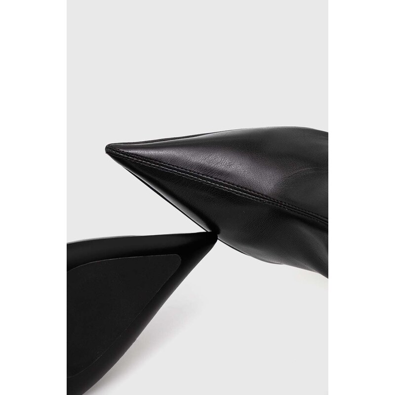 Kozačky Pinko Lully dámské, černá barva, na podpatku, 102030 A18W Z99