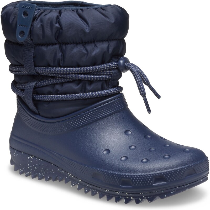 Dámské zimní boty Crocs Classic NEO PUFF tmavě modrá