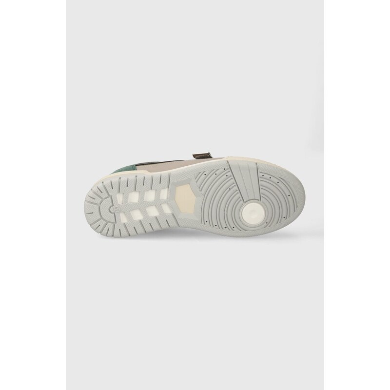 Kožené sneakers boty Filling Pieces Low Top Blaze šedá barva, 10125691002