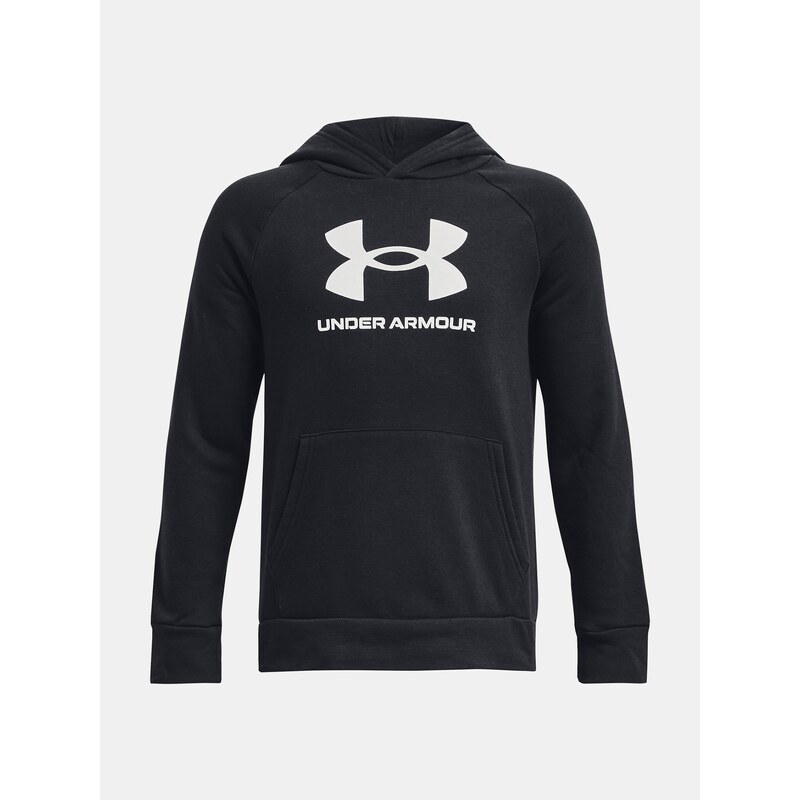 Under Armour Mikina UA Rival Fleece BL Hoodie-BLK - Kluci