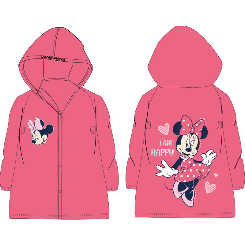 Minnie Mouse pláštěnka růžová