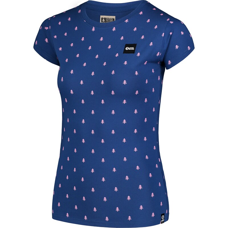 Nordblanc Modré dámské bavlněné tričko PRINT