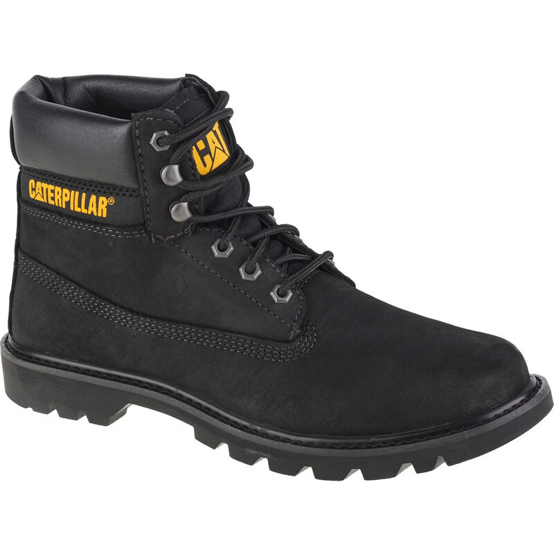 Černé kožené kotníkové boty Caterpillar Colorado 2.0 Černá