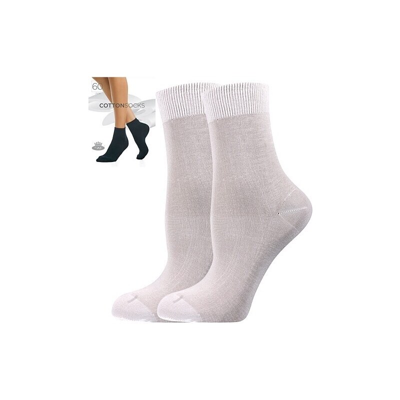 Fuski BOMA s.r.o. COTTON socks 60 DEN punčochové ponožky Lady B 85520182