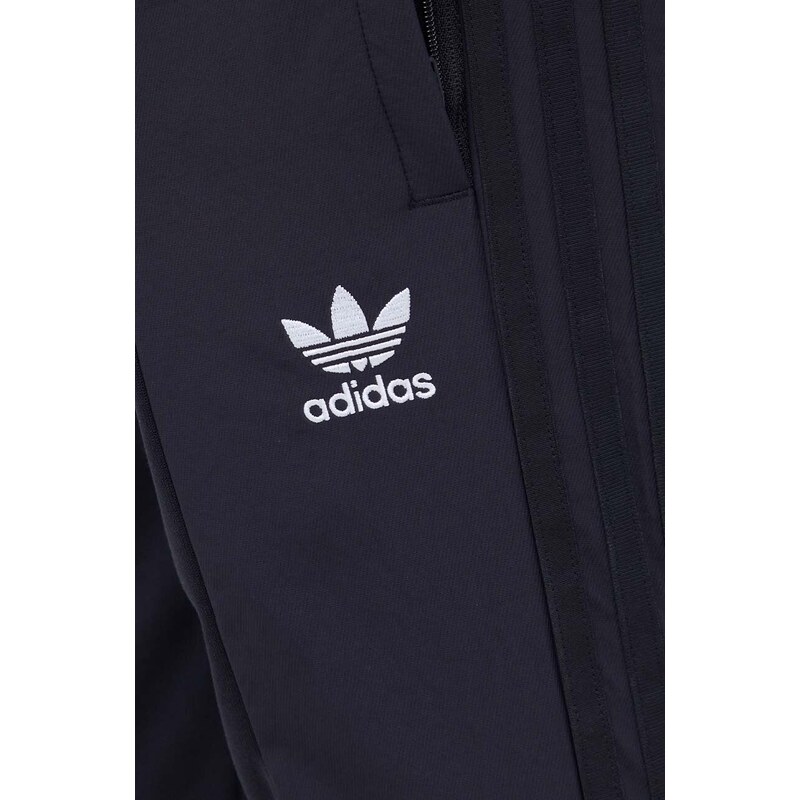 Tepláky adidas Originals černá barva, hladké