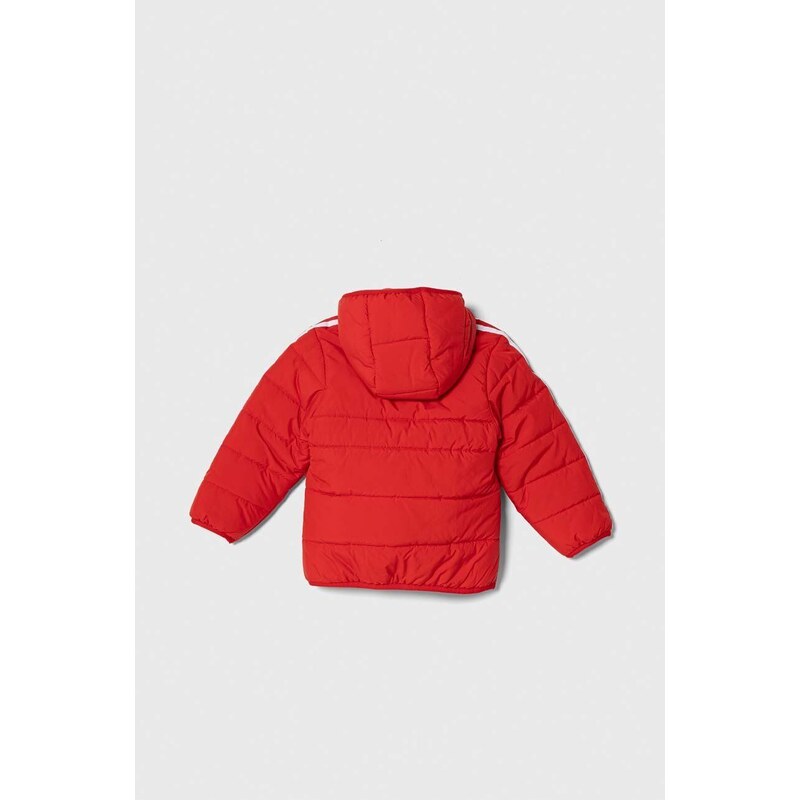 Dětská bunda adidas červená barva