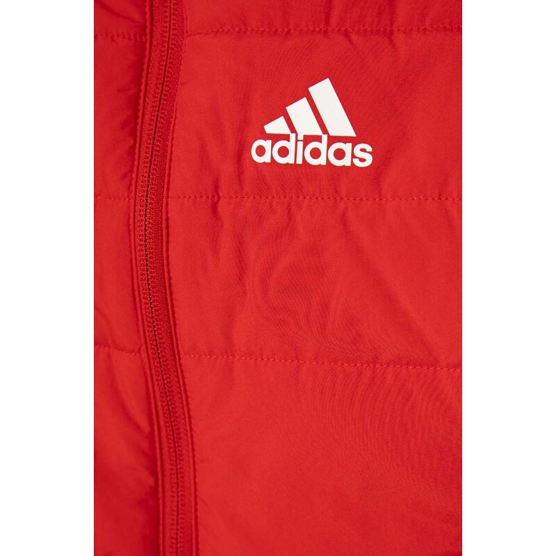 Dětská vesta adidas červená barva