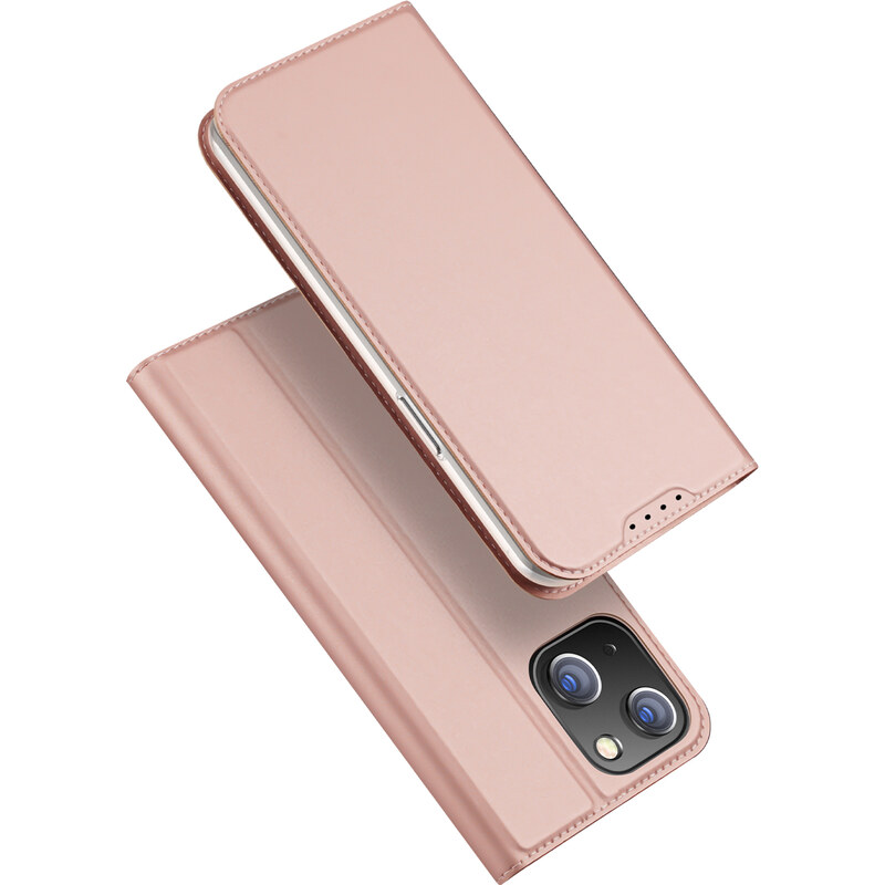 Knížkové pouzdro na iPhone 15 - DuxDucis, SkinPro Rose