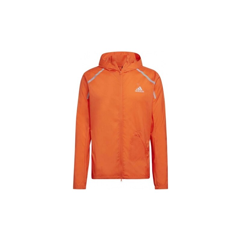 Adidas Pánská bunda Marathon Semi Impact Orange HL6508 - oranžová - L HL6508
