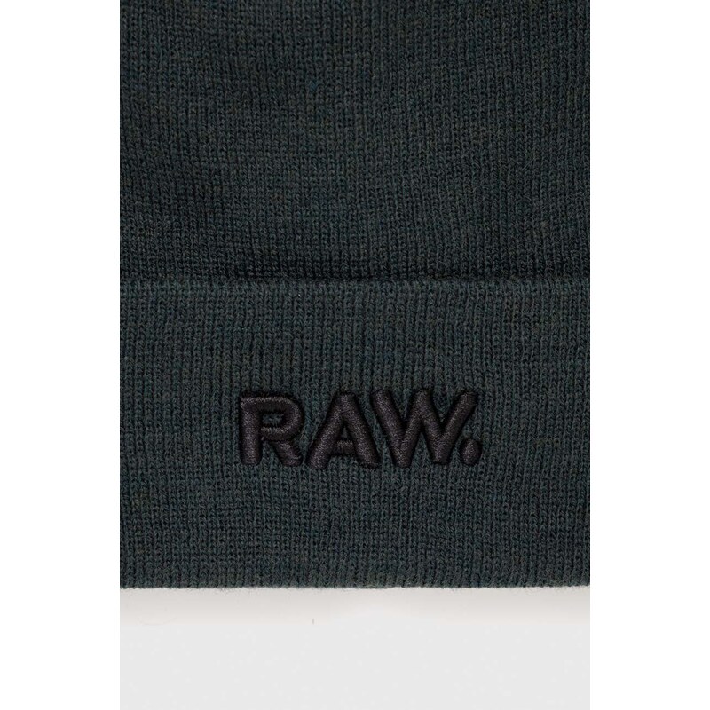 Čepice G-Star Raw tmavomodrá barva
