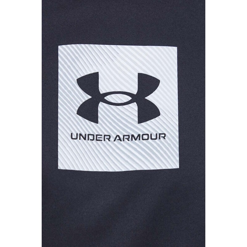 Tréninkové tričko Under Armour černá barva, s potiskem, 1380785