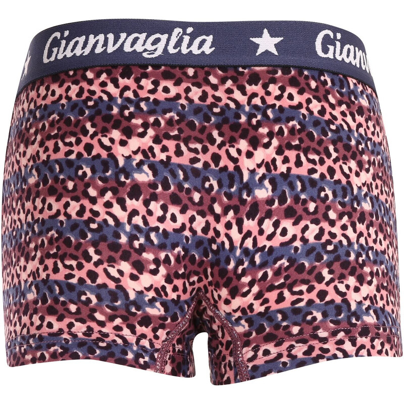 Dívčí kalhotky s nohavičkou boxerky Gianvaglia fialové (813) 140