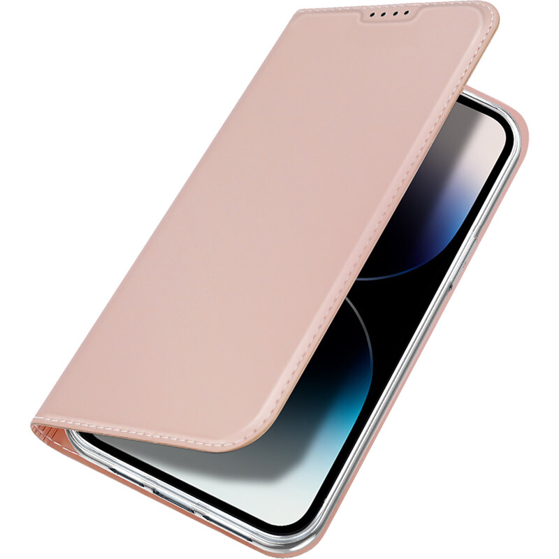 Knížkové pouzdro na iPhone 15 Pro MAX - DuxDucis, SkinPro Rose