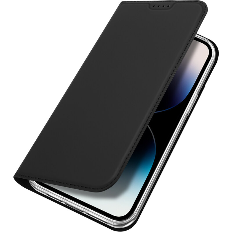 Knížkové pouzdro na iPhone 15 Pro MAX - DuxDucis, SkinPro Black