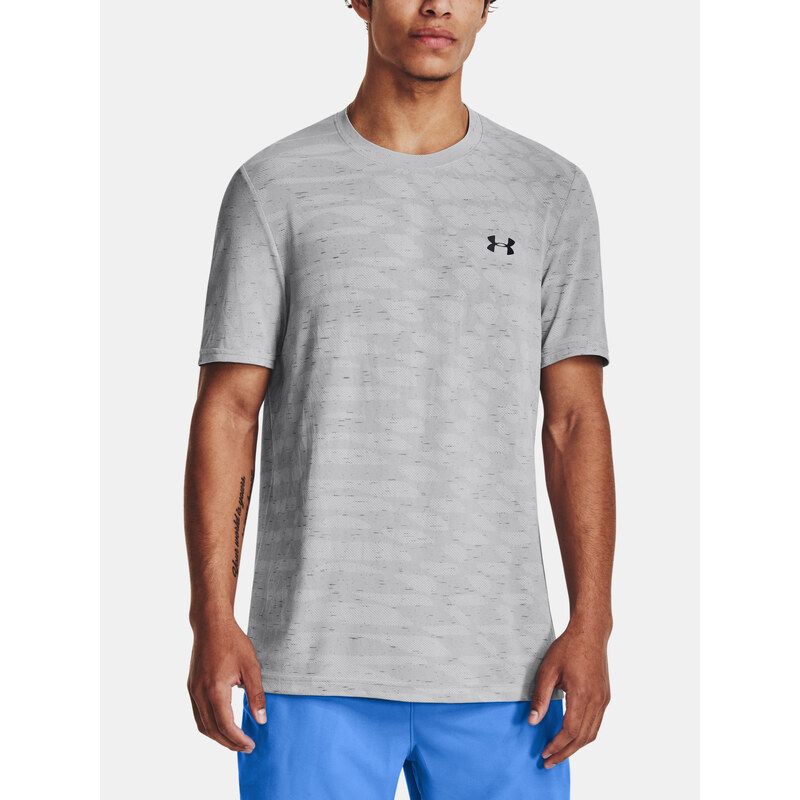 Under Armour Tričko UA Seamless Ripple SS-GRY - Pánské