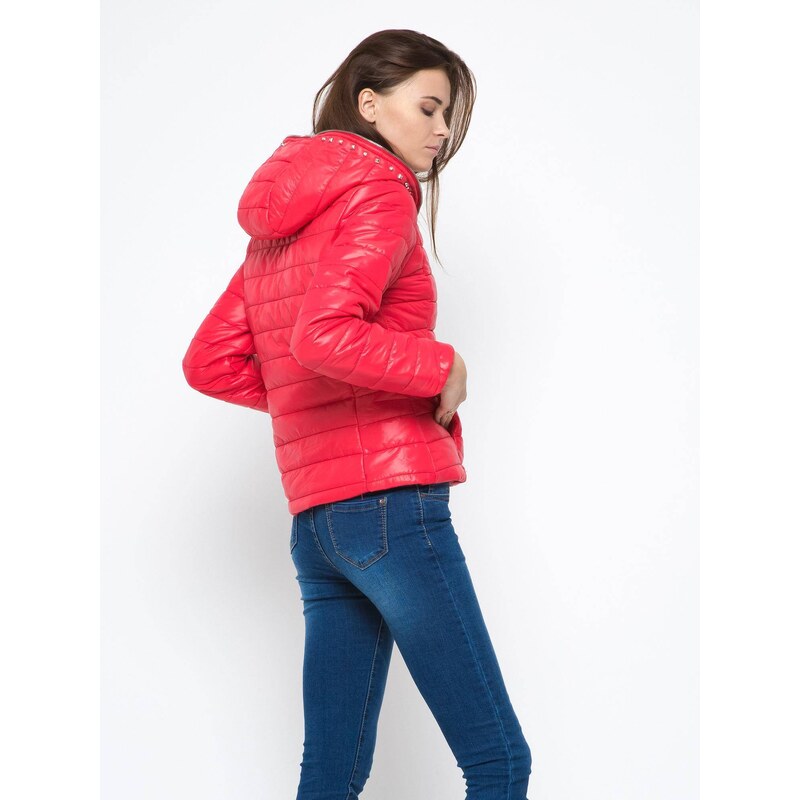 Miss Forever Studded jacket red