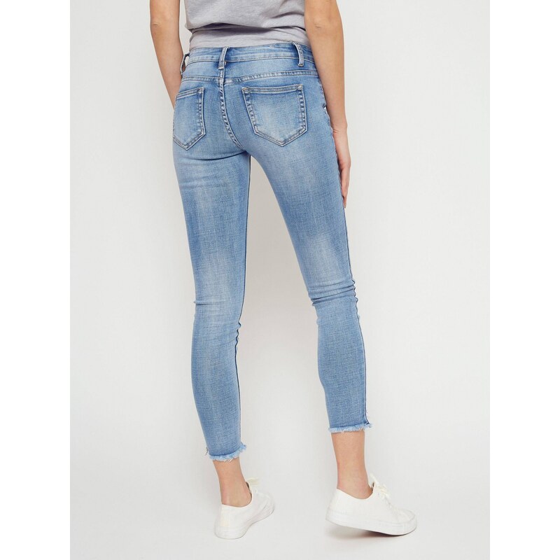 Jack Berry Denim jeans decorated with blue pearls
