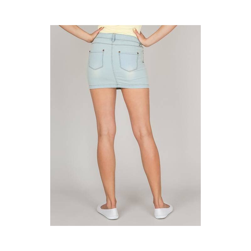 Yups Short denim skirt light blue