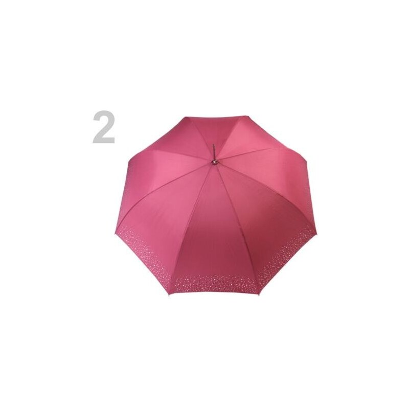 Stoklasa Dámský vystřelovací deštník (1 ks) - 2 cyklámenová + náušnice
