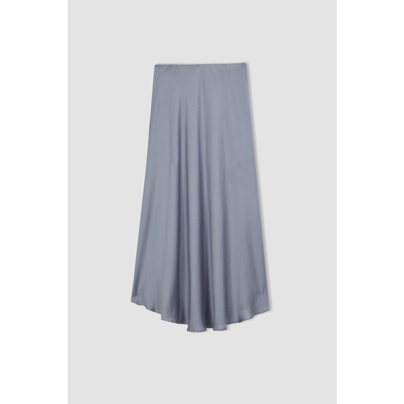 DEFACTO A Cut Satin Skirt