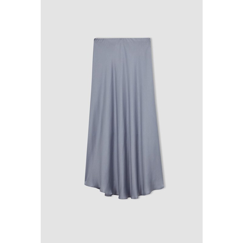 DEFACTO A Cut Satin Skirt