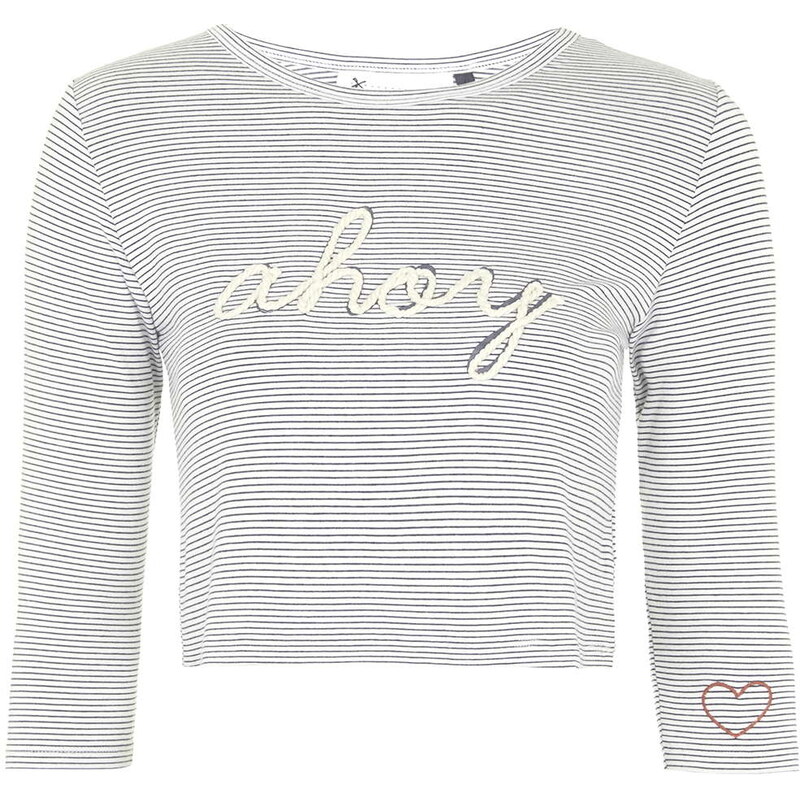 Topshop Ahoy Cropped Tee By Tee and Cake