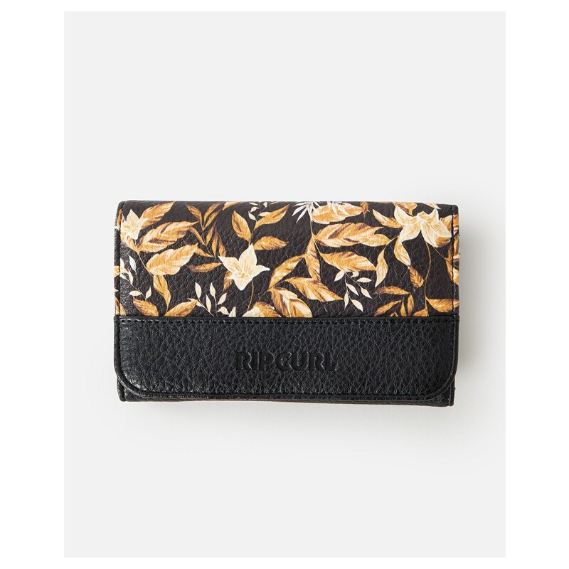 Peněženka Rip Curl MIXED FLORAL MID WALLET Black