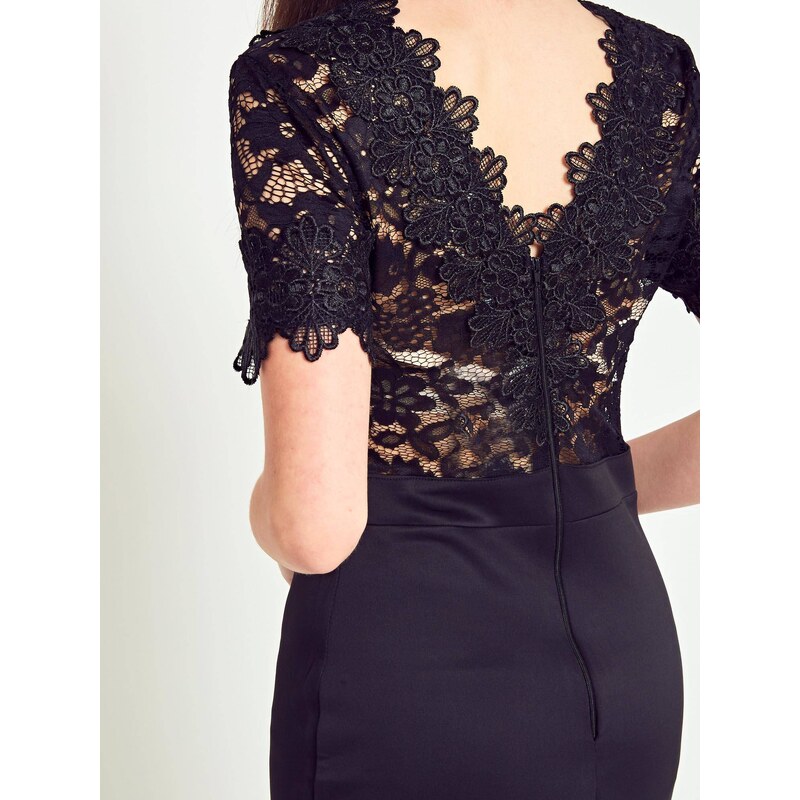 Esther.M Dress with lace black