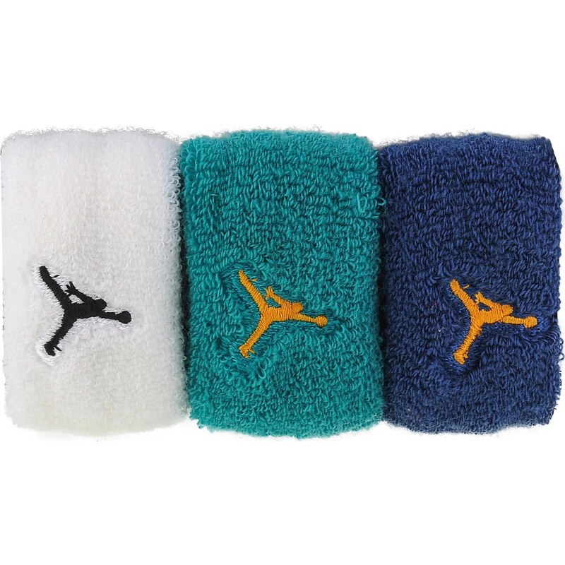 Gumičky do vlasů Jordan Terry Hair Ties - bílá/tyrkysová/modrá Bílá 85889640