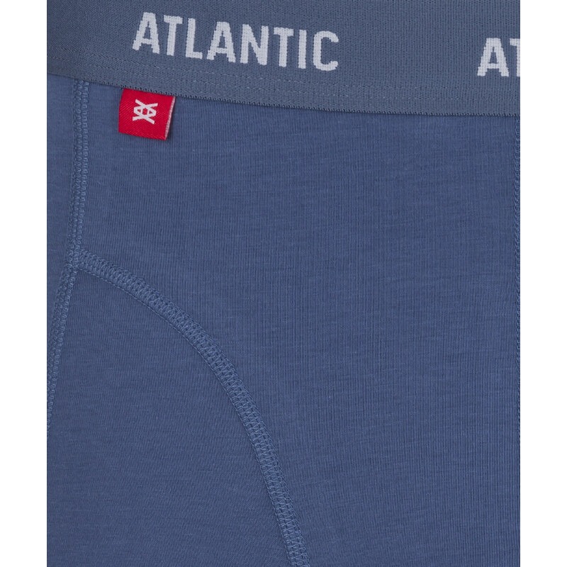 Pánské boxerky ATLANTIC Comfort 3Pack - tmavě modré/modré/červené