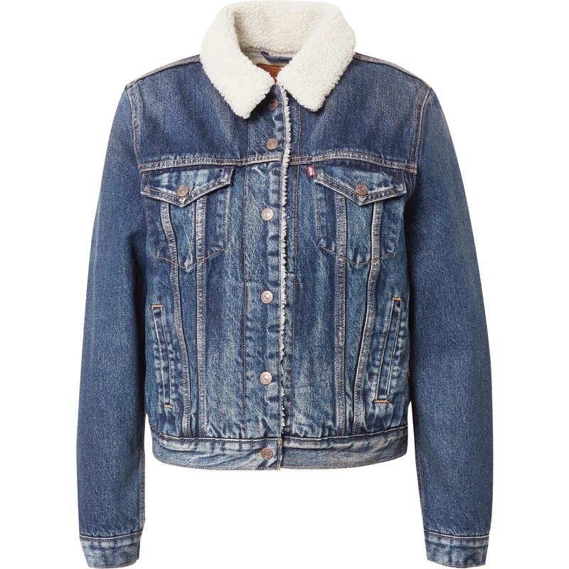 LEVIS  Přechodná bunda Original Sherpa Trucker Jacket tmavě