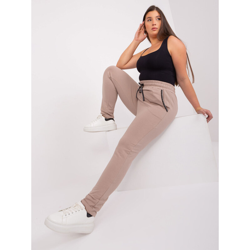 RELEVANCE Sweatpants-RV-DR-4765.52-dark beige