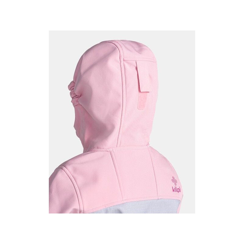 Dívčí softshellová bunda Kilpi RAVIA-J Světle růžová