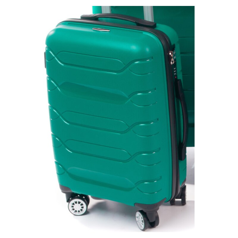 Sada cestovních kufrů RGL PP2 s TSA zámkem - zelená