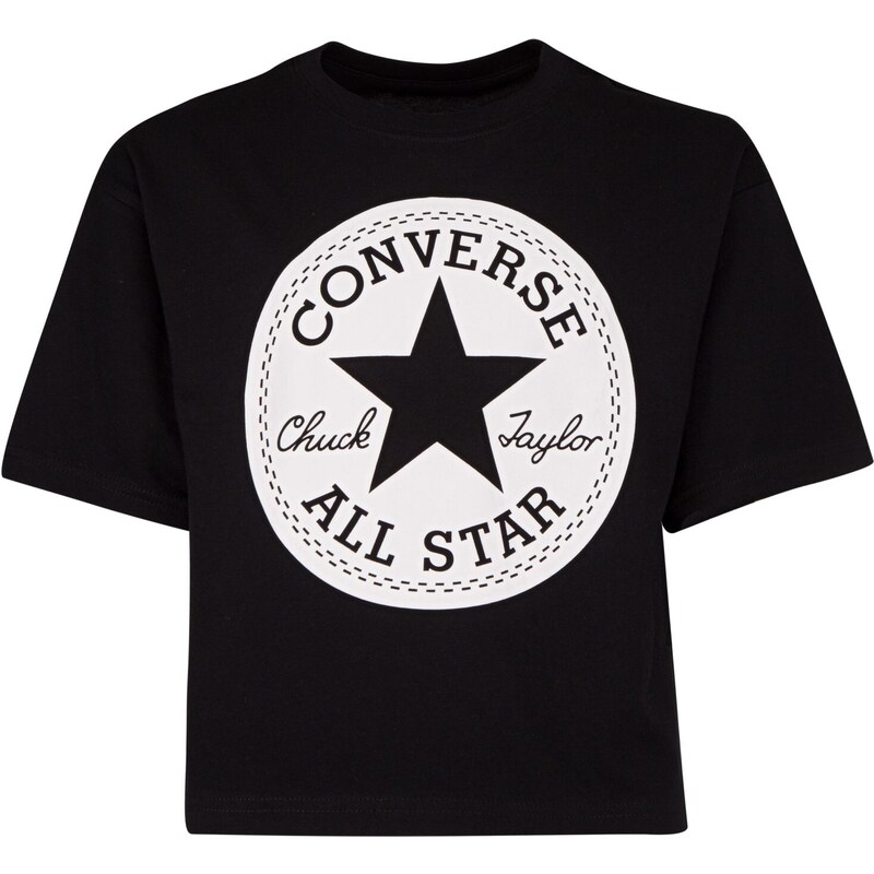 Converse signature chuck patch boxy tee BLACK