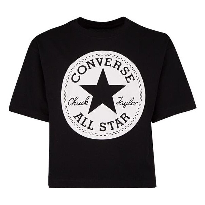 Converse signature chuck patch boxy tee BLACK