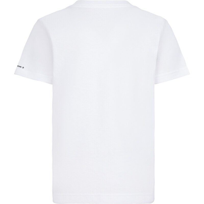 Converse flaming chuck mobile ss tee WHITE