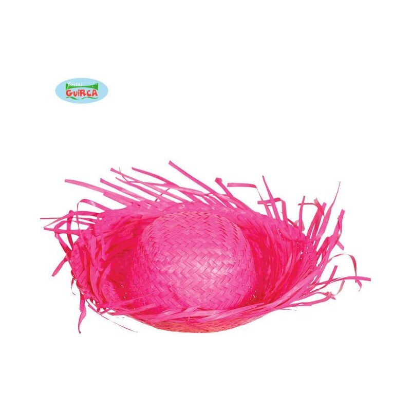 GUIRCA Slaměný klobouk - slamák - růžový