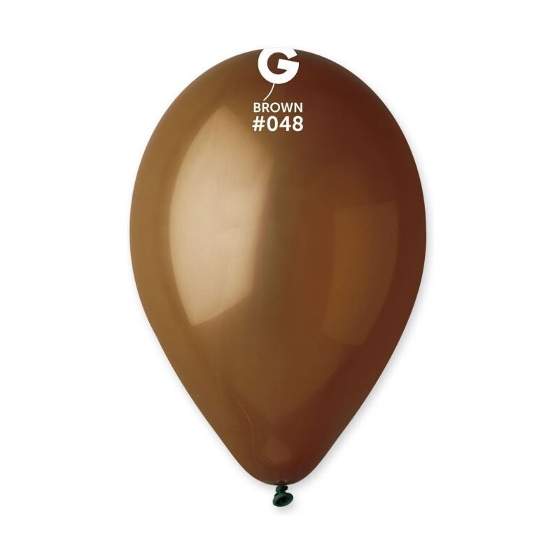 GODAN Balonky 100 ks HNĚDÉ 26 cm pastelové