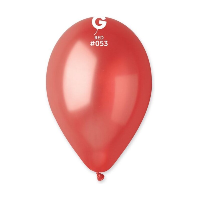 SMART Balónky metalické 1 ks červené - průměr 26 cm