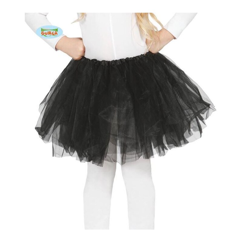 GUIRCA Dětská černá sukně TUTU 31cm