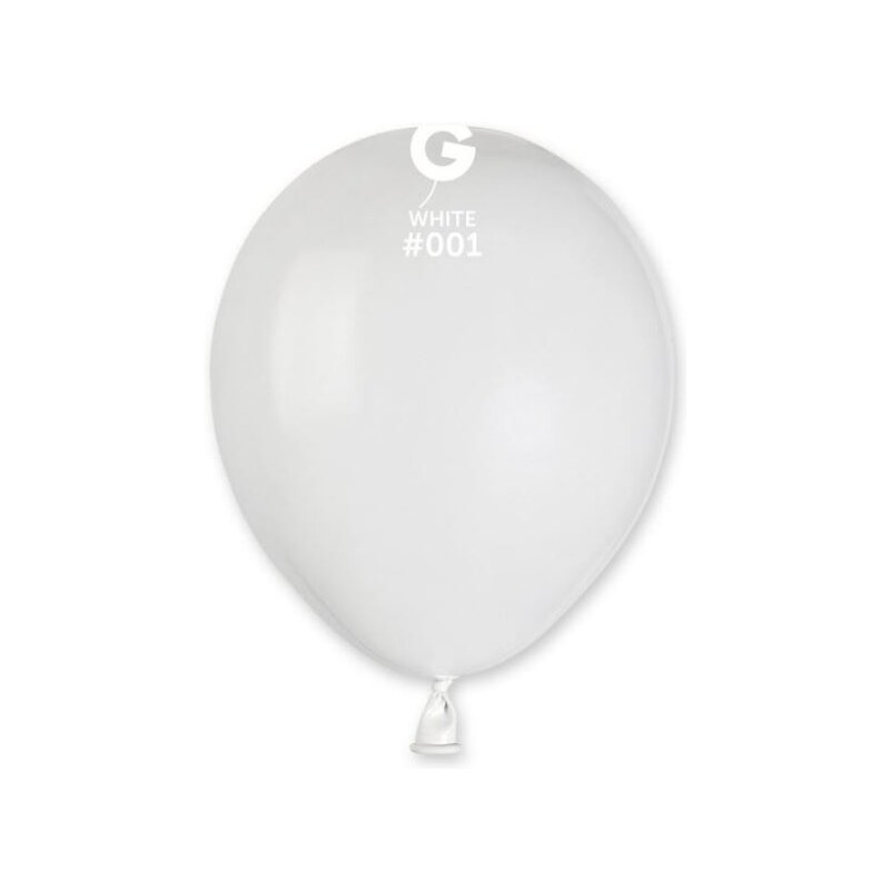 SMART Balónek latexový MINI - 13 cm – Pastelová bílá 1 KS