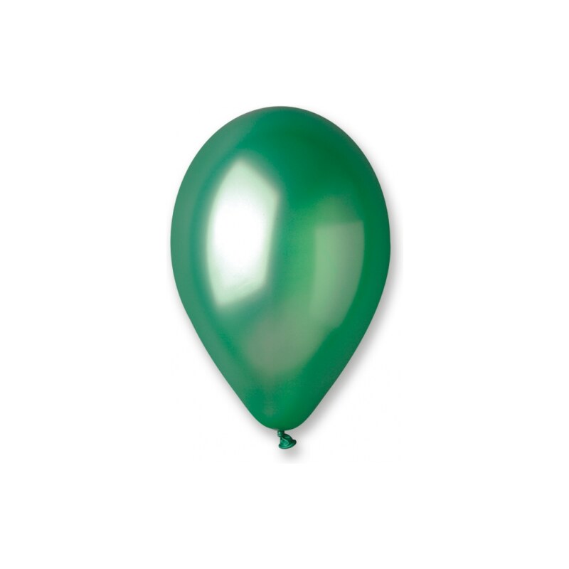 GODAN Balónky metalické 1 ks zelené- průměr 26 cm