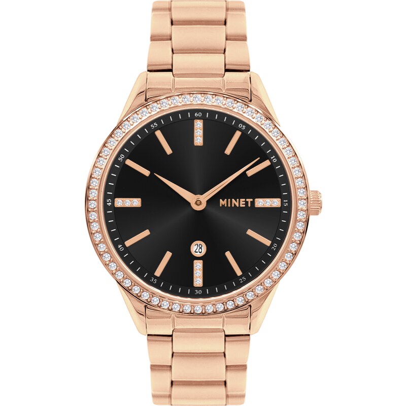 MINET Náramkové rose gold dámské hodinky AVENUE MWL5309 85571736