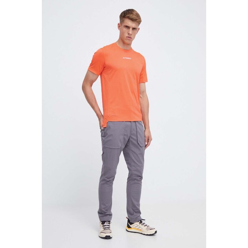 Sportovní triko adidas TERREX Multi oranžová barva, HZ6259