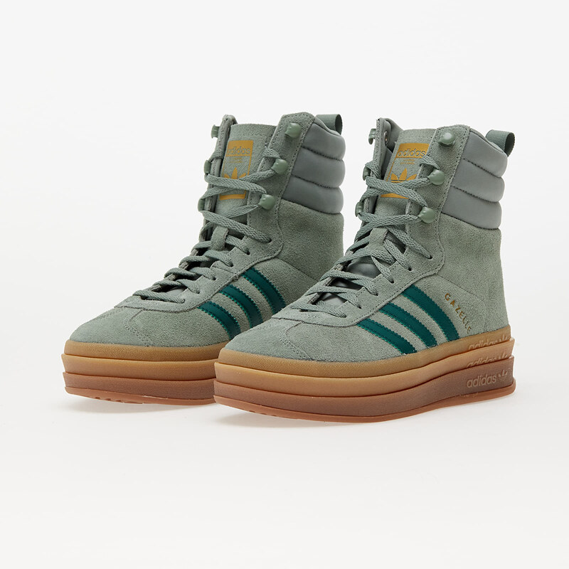 adidas Originals Gazelle Boot W Silver Green/ Collegiate Green/ Gold Metallic